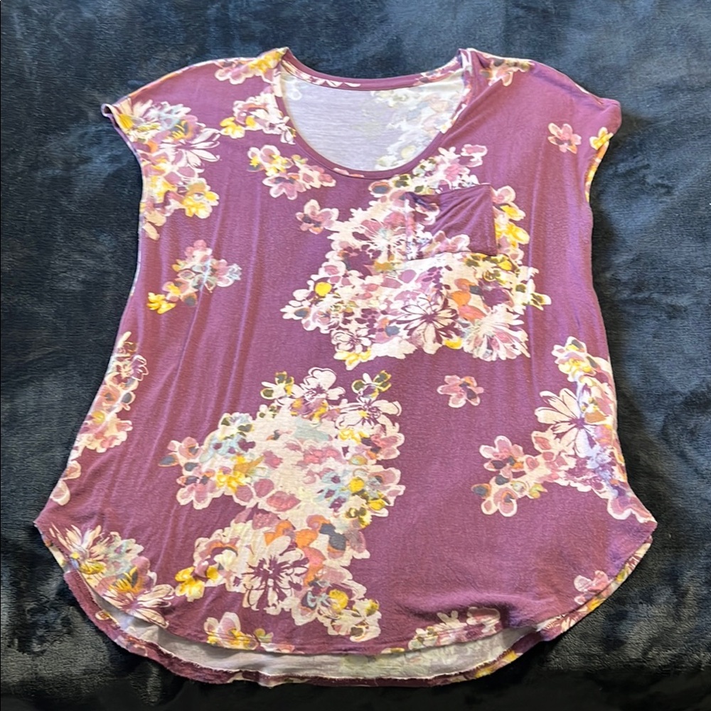 Maurices Pink Floral Top